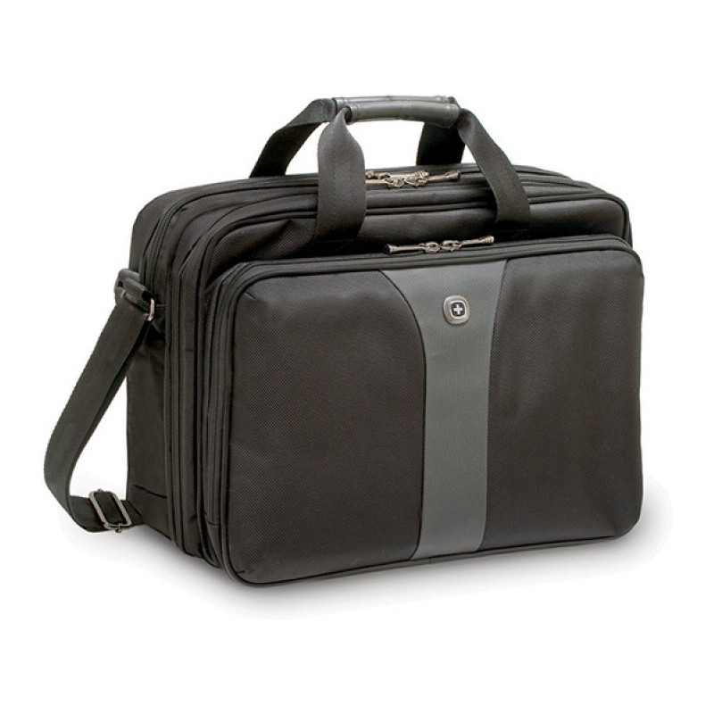 Torba na notebook Wenger Slim Legacy 16" czarno-szara