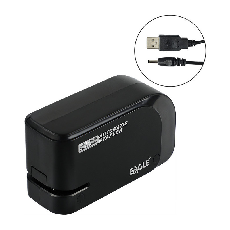 Zszywacz elektryczny Eagle EG-1610 USB czarny