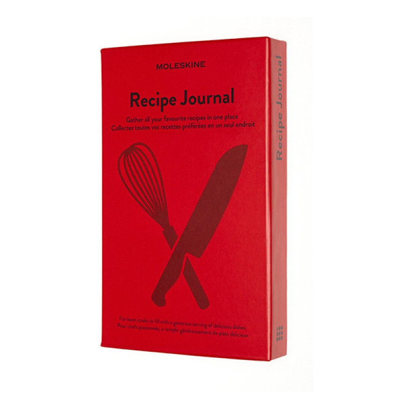 Notatnik Moleskine Passion Recipe Journal 13x21cm czerwony
