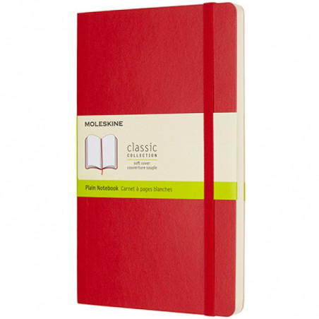 Notatnik Moleskine Classic L (13x21cm) gładki czerwony