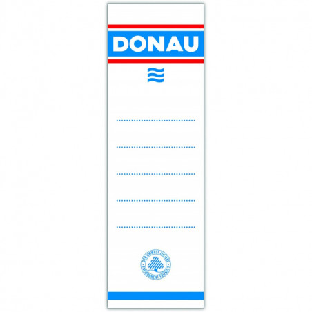 Etykiety na segregator Donau 54x153mm samoprzylepne (20)