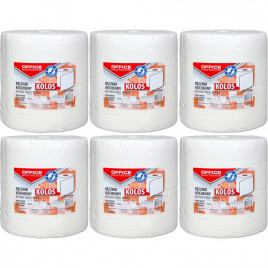 Ręczniki w rolce Office Products 100m 2w celuloza białe (6)