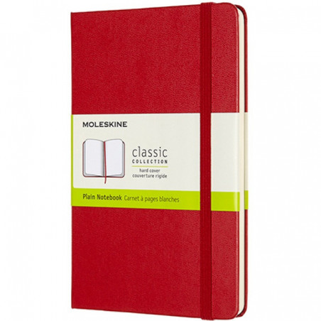 Notatnik Moleskine Classic M (11.5x18cm) gładki czerwony