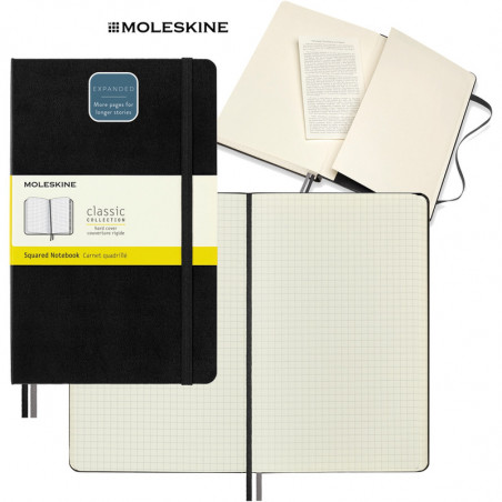 Notatnik Moleskine Classic L (13x21cm) kratka czarny