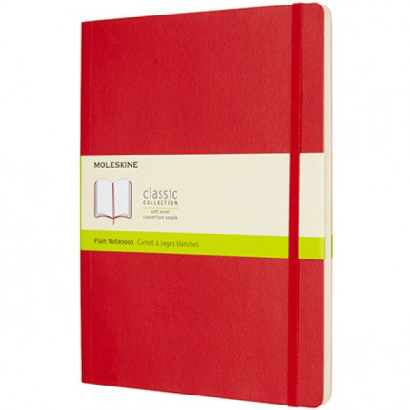 Notatnik Moleskine Classic XL (19x25cm) gładki czerwony