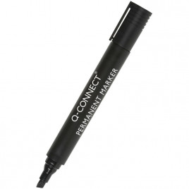 Marker permanentny Q-Connect 3-5mm ścięty czarny