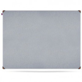 Tablica filcowa MemoBe Idea Edge 120x90cm rama aluminiowa popielata