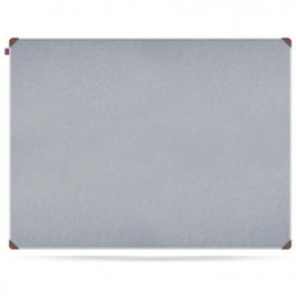 Tablica filcowa MemoBe Idea Edge 90x60cm rama aluminiowa popielata
