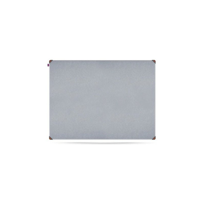 Tablica filcowa MemoBe Idea Edge 90x60cm rama aluminiowa popielata