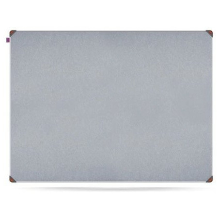 Tablica filcowa MemoBe Idea Edge 90x60cm rama aluminiowa popielata