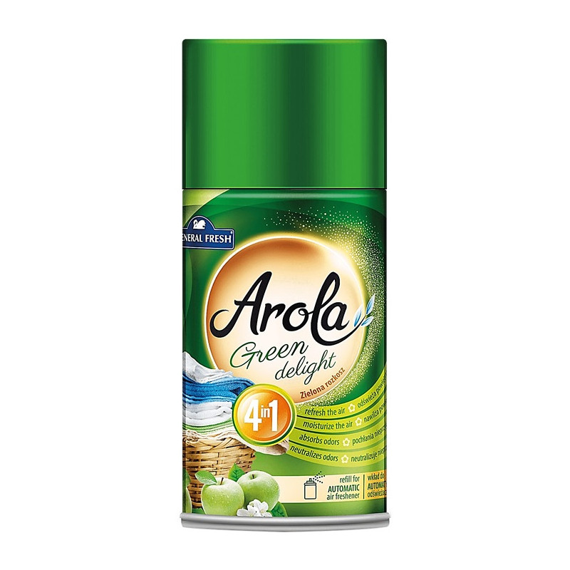 Wkład do odświeżacza powietrza Arola 250ml zielona rozkosz