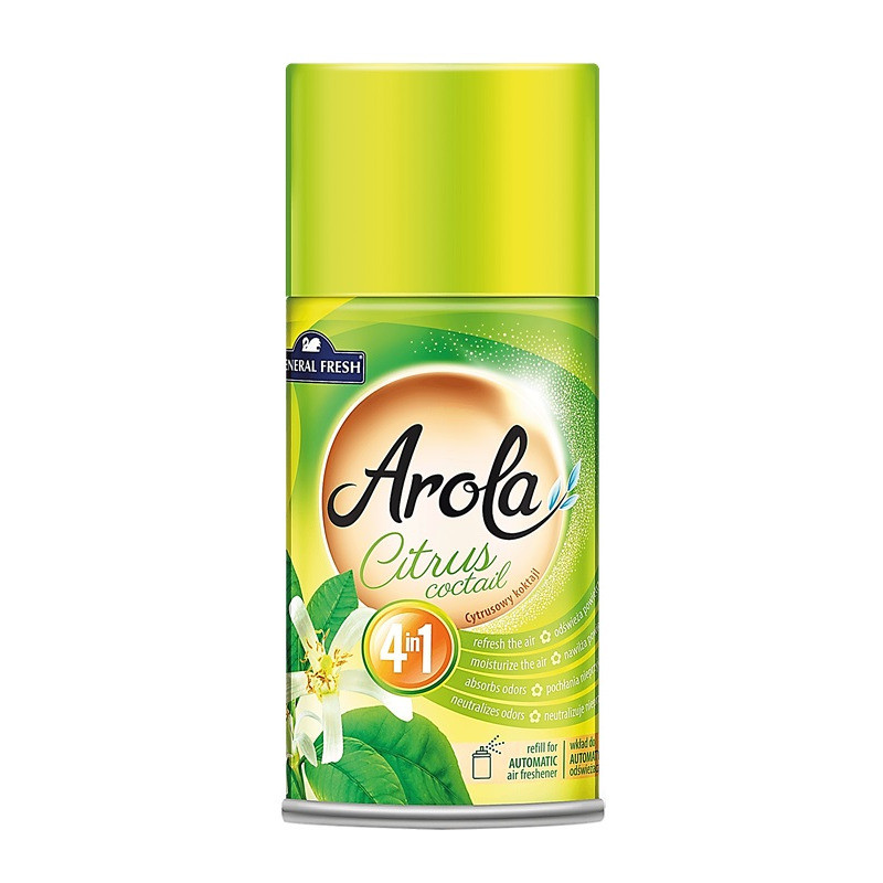 Wkład do odświeżacza powietrza Arola 250ml cytrusowy koktajl