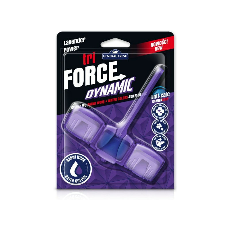 Zawieszka do WC Force Tri Dynamic 45g lawenda