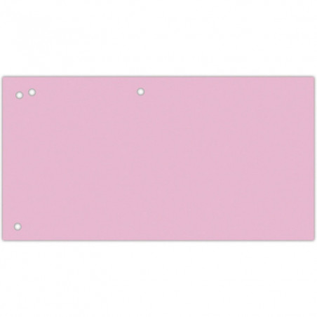 Przekładki kartonowe Office Products 1/3 A4 różowe (100)