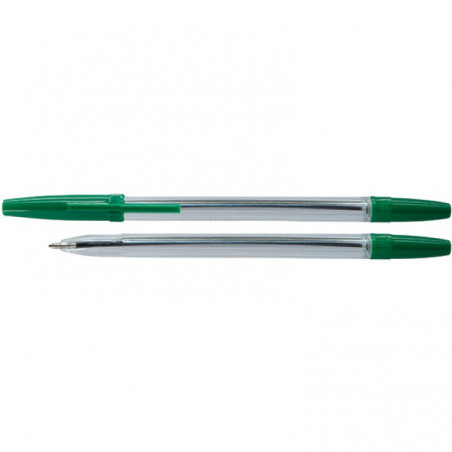 Długopisy Office Products 1.0mm zielone (50)