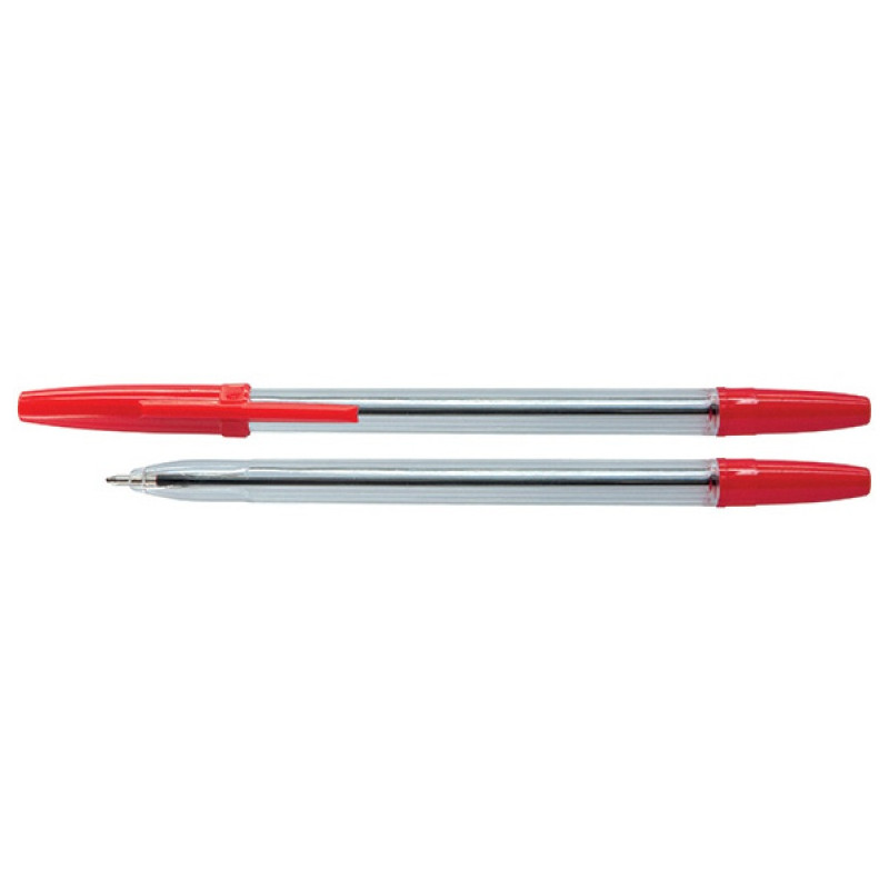 Długopisy Office Products 1.0mm czerwone (50)
