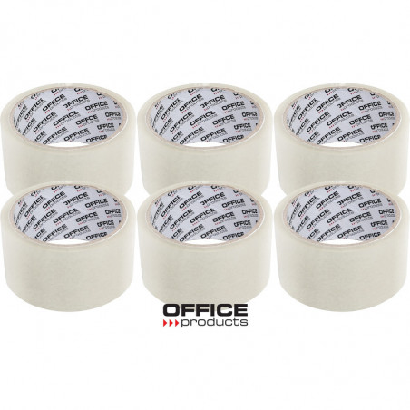 Taśma pakowa Office Products 48mm/50y Hot-melt transparentna (6)