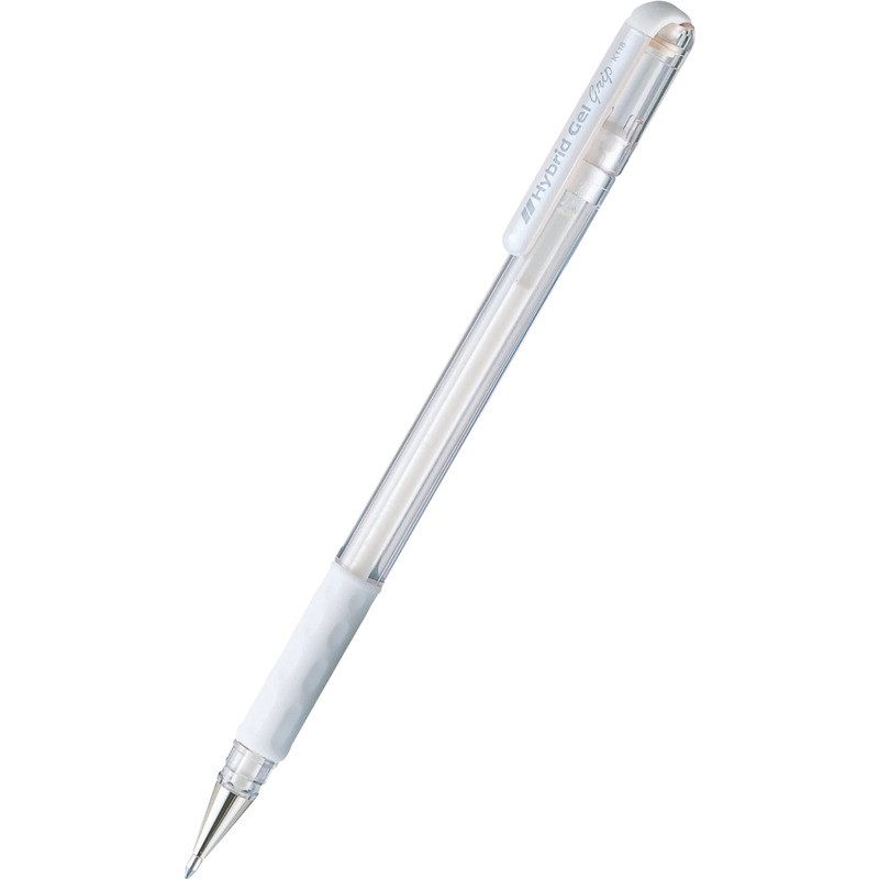 Długopis żelowy Pentel Hybrid Gel Grip K118 biały