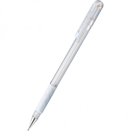 Długopis żelowy Pentel Hybrid Gel Grip K118 biały