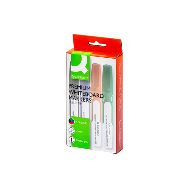 Markery do tablic Q-Connect Premium 4 kolory