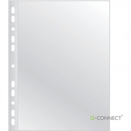 Koszulki Q-Connect A4/120µm groszkowe (100)