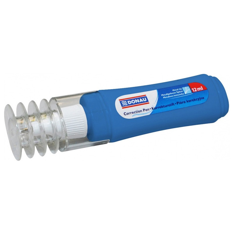 Korektor w piórze Donau 12ml metalowa końcówka