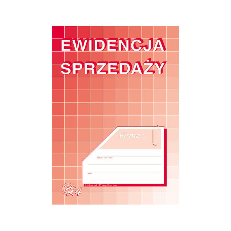 EWIDENCJA SPRZEDAŻY A5