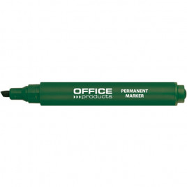 Marker permanentny Office Products 1-5mm ścięty zielony