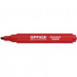 Marker permanentny Office Products 1-5mm ścięty czerwony