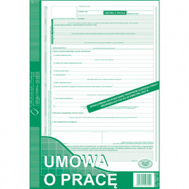 Umowa o pracę A4 (o+1k)