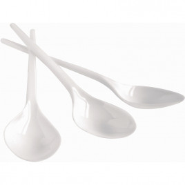 Łyżka plastikowa Office Products 17cm biała (100)