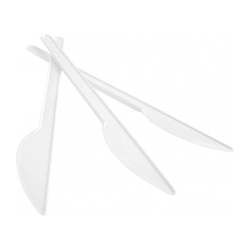 Nóż plastikowy Office Products 17cm biały (100)
