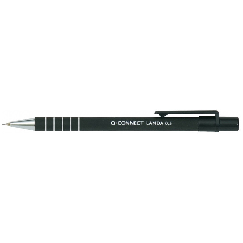 Ołówek automatyczny Q-Connect Lambda 0.5mm czarny