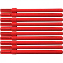 Flamastry Office Products 1.0mm czerwone (10)