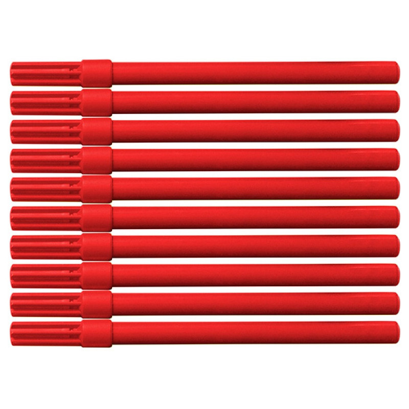 Flamastry Office Products 1.0mm czerwone (10)