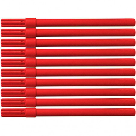 Flamastry Office Products 1.0mm czerwone (10)