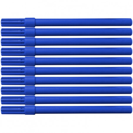 Flamastry Office Products 1.0mm niebieskie (10)