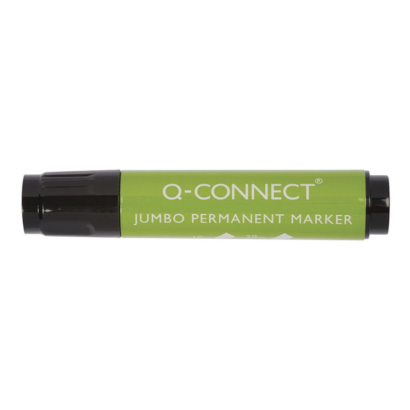 Marker permanentny Q-Connect Jumbo 2-20mm ścięty czarny