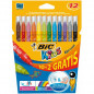 Flamastry BiC Kids Kid Couleur 12 kolorów