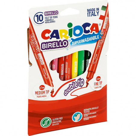 FLAMASTRY CARIOCA BIRELLO 10 KOLORÓW