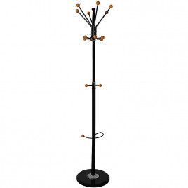Wieszak na ubrania Office Products Stockholm czarny