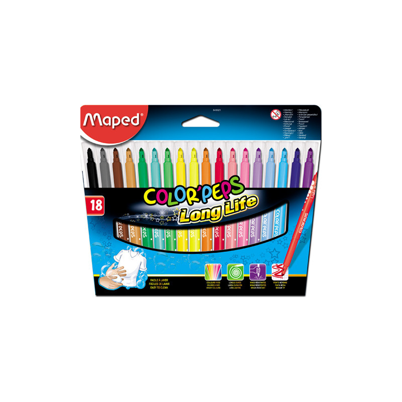 FLAMASTRY MAPED COLORPEPS 18 KOLORÓW