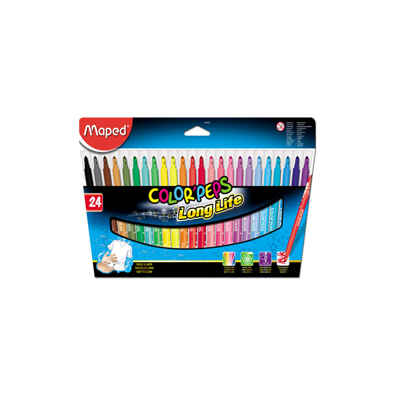 FLAMASTRY MAPED COLORPEPS 24 KOLORY
