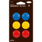 Magnesy do tablic Grand śr.30mm 3 kolory (3x2)