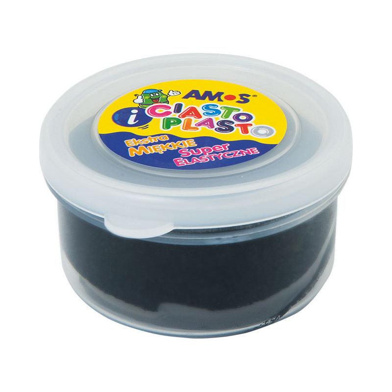Masa plastyczna Amos Ciasto-Plasto 30g czarna