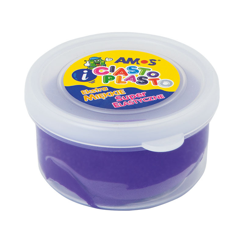 Masa plastyczna Amos Ciasto-Plasto 30g fioletowa
