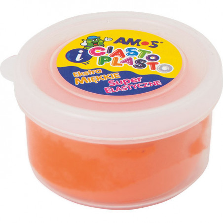 Masa plastyczna Amos Ciasto-Plasto 30g pomarańczowa