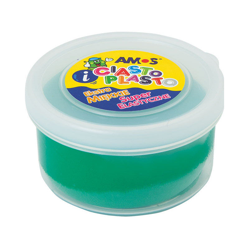 Masa plastyczna Amos Ciasto-Plasto 30g zielona