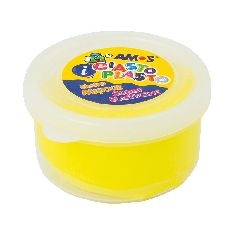 Masa plastyczna Amos Ciasto-Plasto 30g żółta