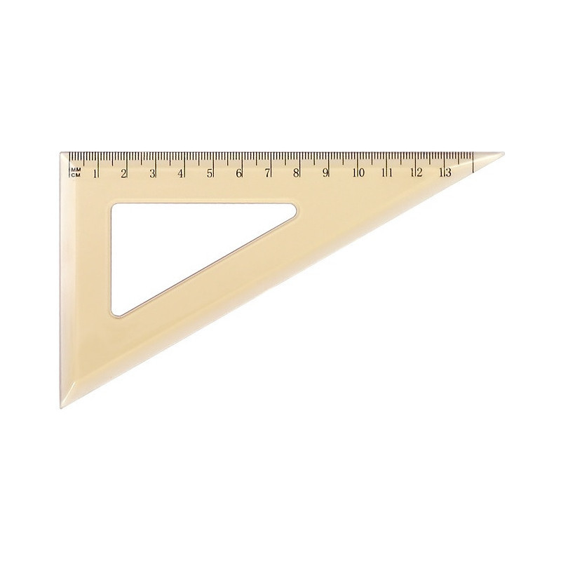 Ekierka plastikowa Grand 13.5cm 60°